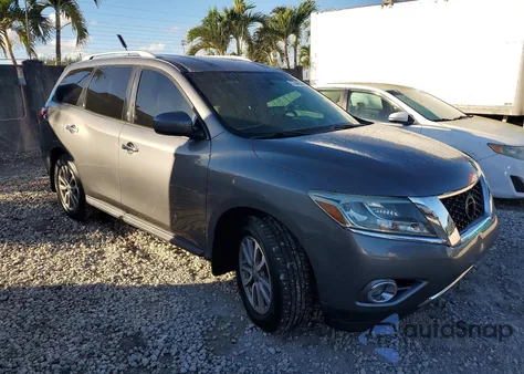 2016 Nissan Pathfinder S z USA, uszkodzony, nr VIN 5N1AR2MN0GC614255
